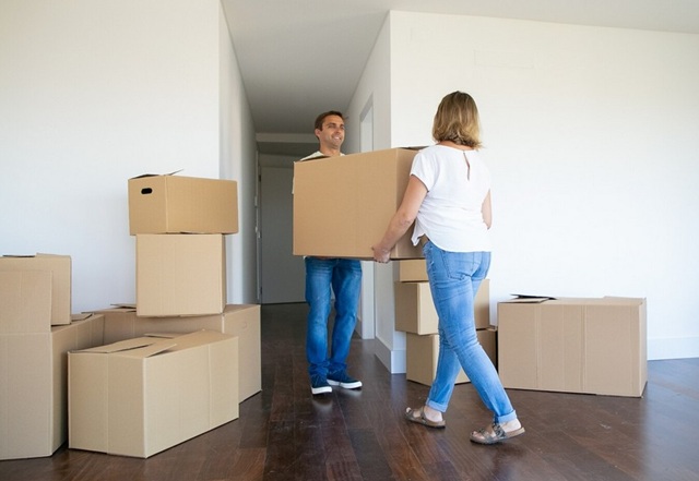 stěhování věcí